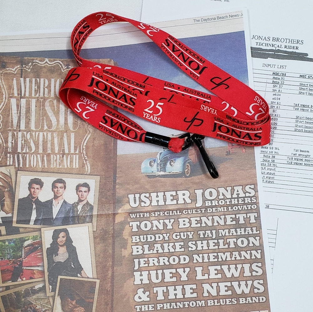 JONAS Bros Lanyard